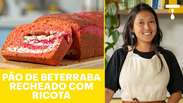 PÃO DE BETERRABA RECHEADO COM RICOTA BEM FOFINHO | Receitas Comentadas da Tastemade Brasil
