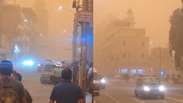 Tempestade de areia encobre cidades do Peru e deixa o céu laranja; veja