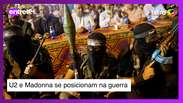 U2, Madonna e o poder do palco: artistas se posicionam na guerra