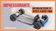 Bateria CATL da Zeekr faz teste impressionante e resiste a quase tudo
