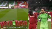 Liverpool faz tributo a Diogo Jota com mosaico e minuto de silêncio na estreia da Premier League