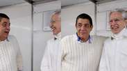 Encontro inusitado entre Caetano Veloso e Zeca Pagodinho viraliza: 'Casa vazia'