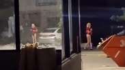 The shepherd who viralized for wearing wigs is captured again with women's clothing in Goiânia