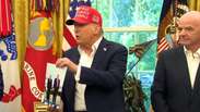 Trump anuncia data de sorteio da Copa e exibe foto com Putin: &lsquo;Acredito que ele vir&aacute;&rsquo;