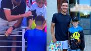 Tenista surpreende f&atilde; mirim que teve bon&eacute; 'roubado' por CEO no US Open
