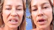 Luana Piovani denounces the bad conditions in Fernando De Noronha and Pin Bruno Gagliano
