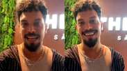 The former BBB Vinicius says he receives more sung after taking bisexuality: 