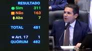 The Chamber approves the urgency of the project that provides the amnesty to those involved on January 8th