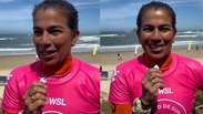 Classificada em estreia histórica, Silvana Lima exalta nova geração de surfistas: ‘Vindo com tudo’