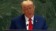 Em meio a cr&iacute;ticas &agrave; ONU, Trump ironiza falha em teleprompter e escada rolante em discurso