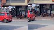PMS Watch Man with box and chair on the coast of SP