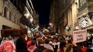 Manifestantes protestam na Europa após Israel interceptar flotilha de ajuda humanitária a Gaza