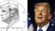 Secret&aacute;rio do Tesouro dos EUA confirma plano para moeda de US$ 1 com o rosto de Trump