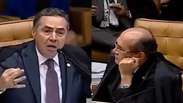 Psicopatia e pessoa horrível: Barroso protagonizou briga história com Gilmar Mendes no STF em 2018