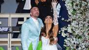 Lexa and Ricardo Vianna release balloons at their wedding in honor of their dead daughter