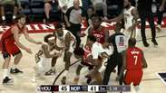 Troca de socos marca jogo entre Houston Rockets e New Orleans Pelicans pela pré-temporada da NBA