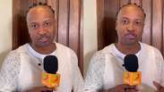 Thiaguinho celebrates with the opening music of the telenovela Três Graças: 'I went to tears'