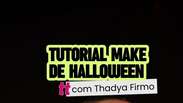 Tutorial make de Halloween com Thadya Firmo