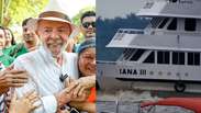 Lula se hospeda em barco em Belém com capacidade de hotel durante COP30