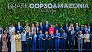 Líderes posam para ‘foto de família’ na Cúpula do Clima em Belém