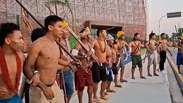 Povo Munduruku bloqueia entrada da Blue Zone da COP30 em Belém