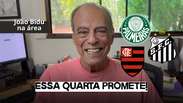  Flamengo, Palmeiras e Santos — Essa quarta promete