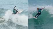 Confira altas ondas dos surfistas líderes do Qualifying Series da WSL em 2025