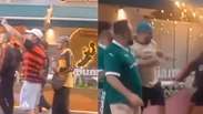 Torcedores de Flamengo e Palmeiras se envolvem em confus&atilde;o em Lima, no Peru