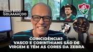 Coincidência? Vasco e Corinthians são de Virgem e têm as cores da zebra