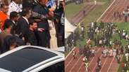 Evento com Messi termina em confusão e arremesso de cadeiras na Índia