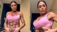 Gracyanne Barbosa choca seguidores ao revelar t&eacute;cnica de vacuum abdominal