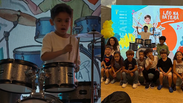 Filho de Mar&iacute;lia Mendon&ccedil;a toca m&uacute;sicas da m&atilde;e em primeira apresenta&ccedil;&atilde;o