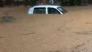V&iacute;deos mostram estragos causados por chuvas no interior de Minas Gerais