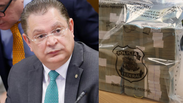 PF apreende R$ 430 mil em dinheiro vivo na casa de S&oacute;stenes Cavalcante, l&iacute;der do PL na C&acirc;mara