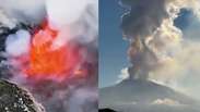 Vulc&atilde;o Etna entra em erup&ccedil;&atilde;o na It&aacute;lia e lava atinge at&eacute; 400 metros de altura