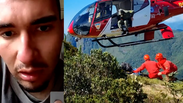Jovem que sumiu no Pico Paran&aacute; andou mais de 20 km e chegou sozinho em fazenda: 'Cheio de roxo'