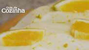 Bolo de laranja com cobertura