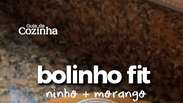 Bolinho de Ninho FIT com Morango 