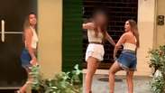 Argentina &eacute; flagrada imitando macaco e proferindo ofensas racistas em Ipanema