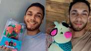 Inspirado na av&oacute;, jovem aprende croch&ecirc; e transforma hobby em profiss&atilde;o