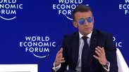Macron provoca Trump em discurso em Davos: &lsquo;N&atilde;o vamos desperdi&ccedil;ar tempo com ideias loucas&rsquo;