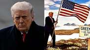 Trump usa imagem de IA para divulgar plano de anexa&ccedil;&atilde;o da Groenl&acirc;ndia aos EUA