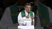 Padre critica marcha de Nikolas Ferreira durante missa #shorts