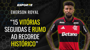 Emerson Royal exalta a confian&ccedil;a em Filipe Lu&iacute;s na classifica&ccedil;&atilde;o no Carioca