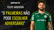 Felipe Anderson comemora retorno ap&oacute;s les&atilde;o e fala da efic&aacute;cia do Palmeiras