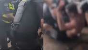 V&iacute;deo mostra homem sendo espancado por ao menos cinco PMs durante carnaval em SP