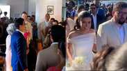 Jo&atilde;o Campos e Tabata Amaral se casam com a presen&ccedil;a de pol&iacute;ticos em Pernambuco 