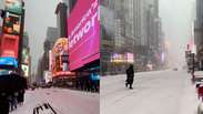 Nova York fica coberta de neve ap&oacute;s tempestade; prefeito diz que &eacute; a maior nevasca em 10 anos