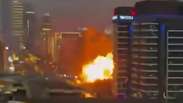 V&iacute;deos mostram hotel de luxo em Dubai em chamas ap&oacute;s retalia&ccedil;&atilde;o do Ir&atilde; aos ataques dos EUA e Israel