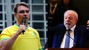 Lula tem 46% e Fl&aacute;vio Bolsonaro 43% das inten&ccedil;&otilde;es de voto no 2&ordm; turno